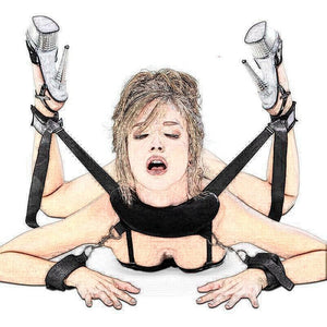 BDSM Bondage Set Flirting Handcuffs&Neck Pillow&Ankle Cuff Restraints Adult Games Sex Toys For Woman Couples Erotic Accessories