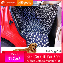 Load image into Gallery viewer, Pet carriers Oxford Fabric Car Pet Seat Cover Dog Car Back Seat Carrier Waterproof Pet Hammock Cushion Protector Dropshipping